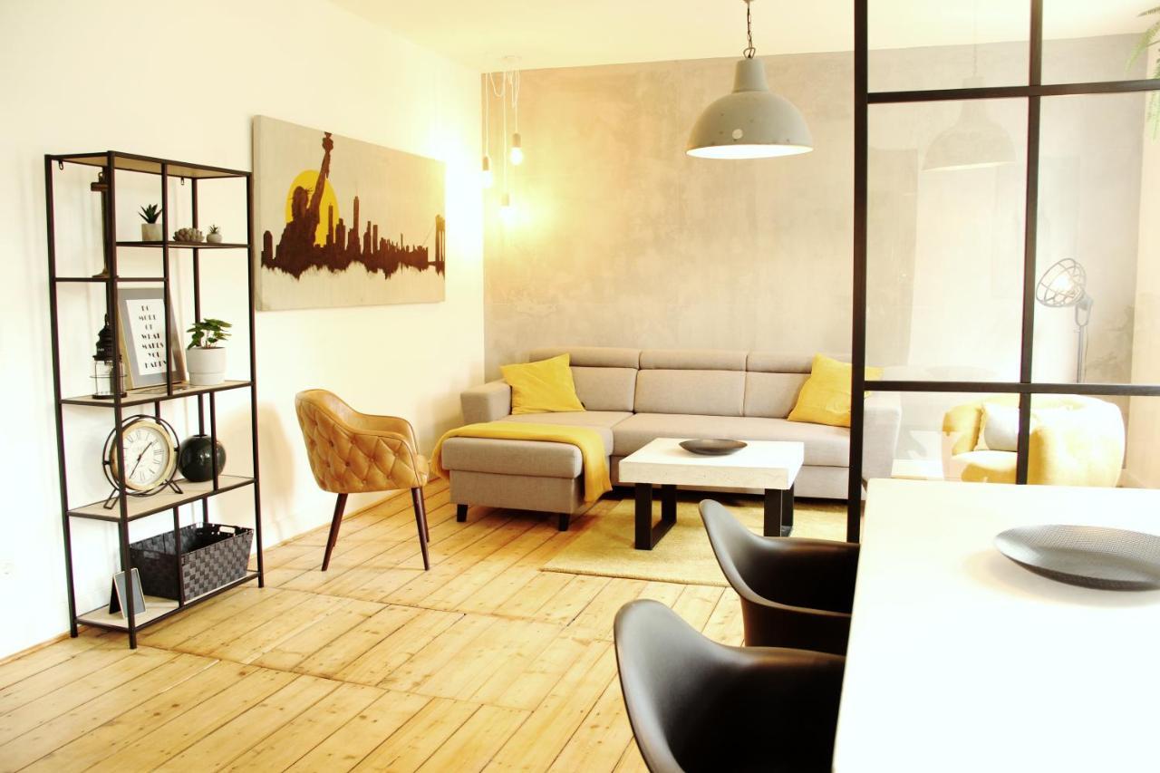 Secret Hideaways Zentrales Newyork-Designapartment Mit 2 Betten Nahe Messe L Flughafen 杜伊斯堡 外观 照片